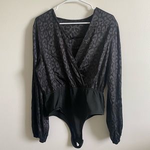 SHEIN leopard print bodysuit